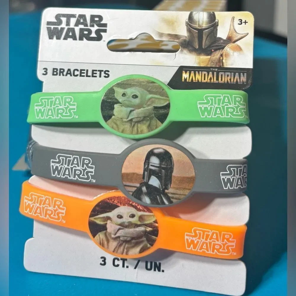 3 NEW! Star Wars Mandalorian Bracelets